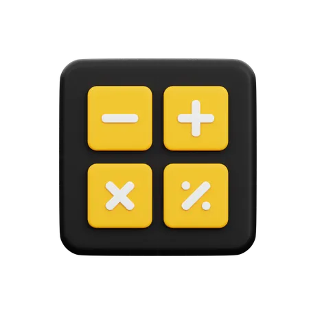 Calculadora  3D Icon