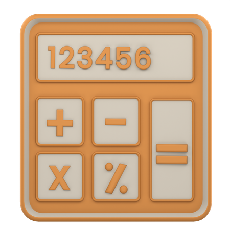 Calculadora  3D Icon