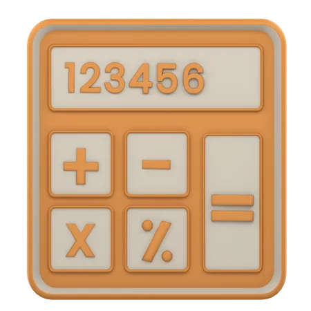 Calculadora  3D Icon