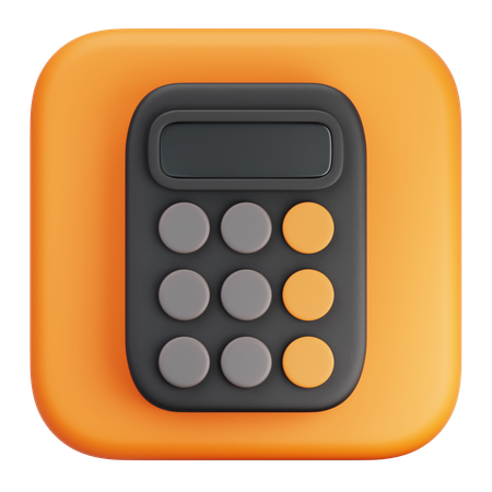 Calculadora  3D Icon