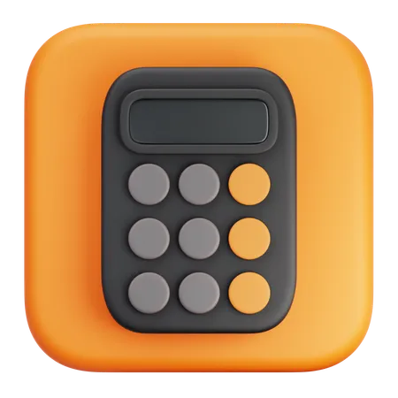 Calculadora  3D Icon