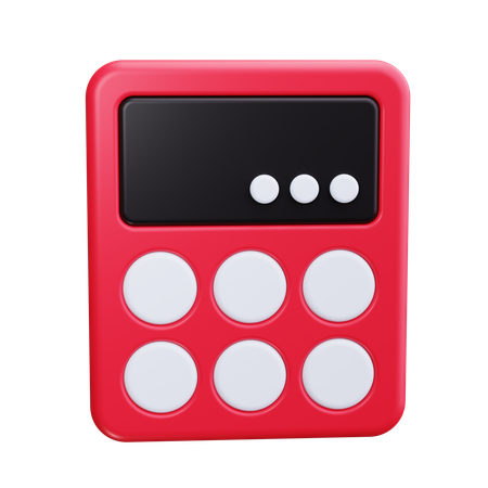 Calculadora  3D Icon