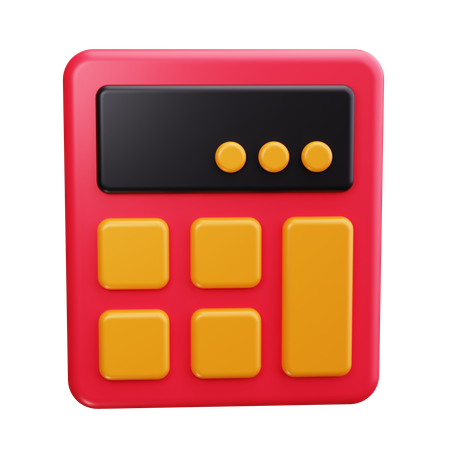 Calculadora  3D Icon