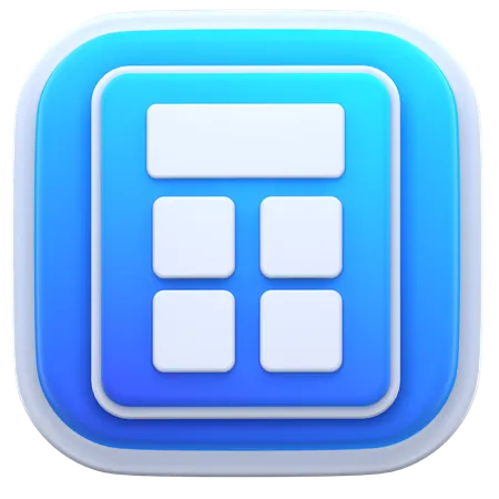 Calculadora  3D Icon