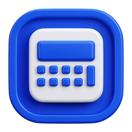 Calculadora  3D Icon