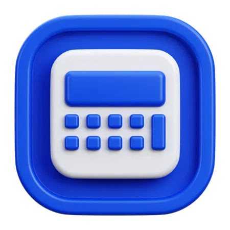 Calculadora  3D Icon