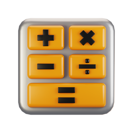 Calculadora  3D Icon