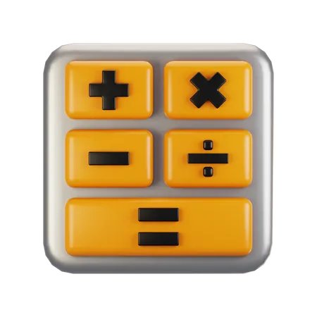 Calculadora  3D Icon