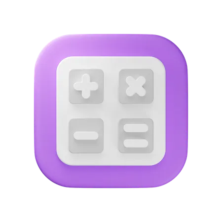 Calculadora  3D Icon