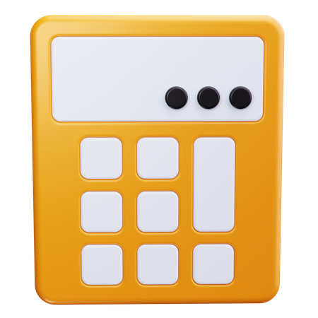 Calculadora  3D Icon