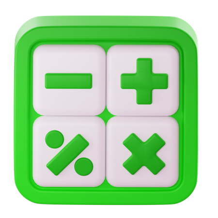 Calculadora  3D Icon