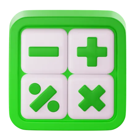 Calculadora  3D Icon