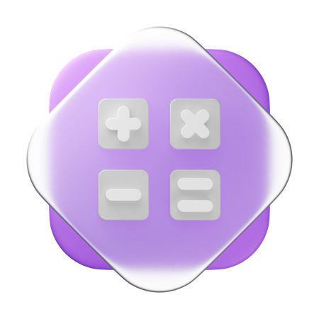 Calculadora  3D Icon