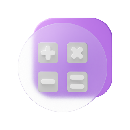 Calculadora  3D Icon