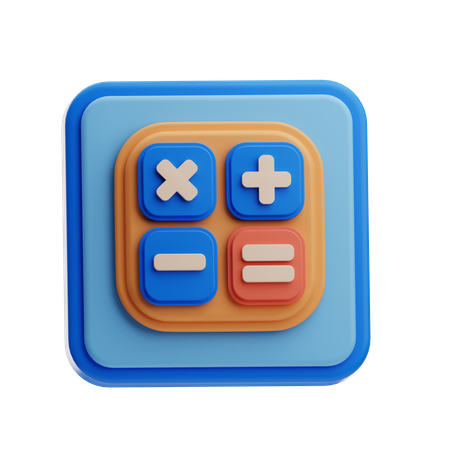 Calculadora  3D Icon