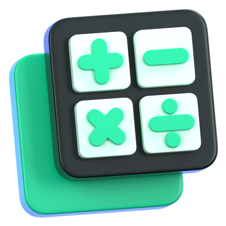 Calculadora  3D Icon
