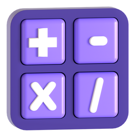Calculadora  3D Icon
