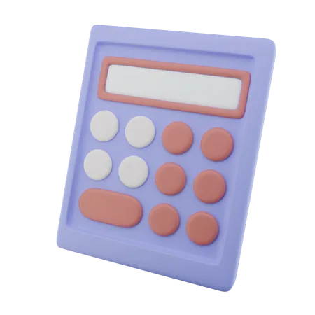 Icono de calculadora 3d  3D Icon