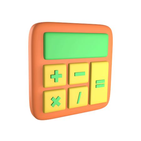 Calculadora  3D Illustration