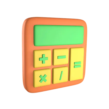 Calculadora  3D Illustration