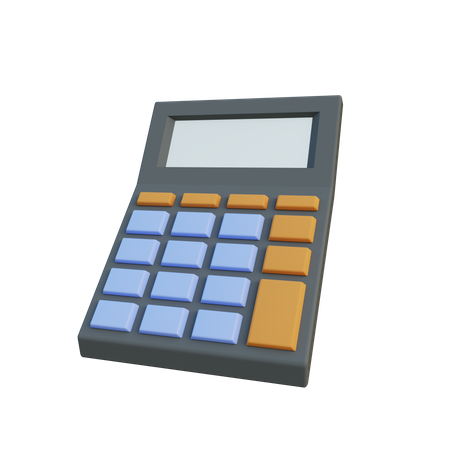 Calculadora  3D Illustration