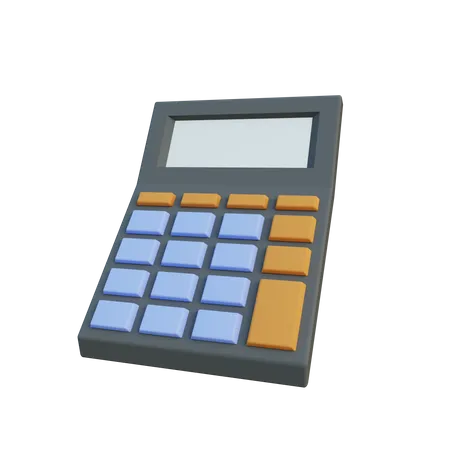 Calculadora  3D Illustration