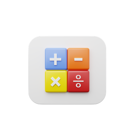 Calculadora  3D Icon