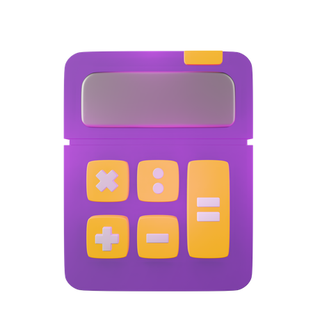 Calculadora  3D Illustration