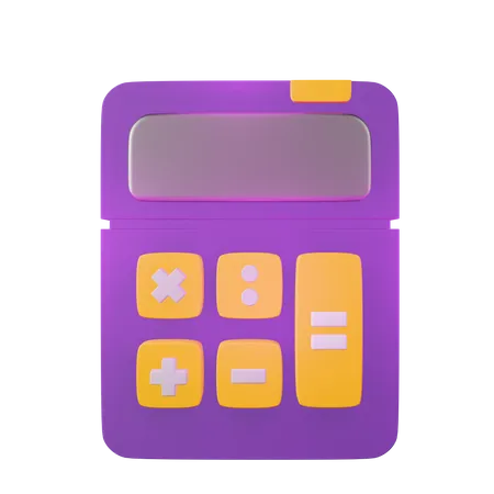 Calculadora  3D Illustration