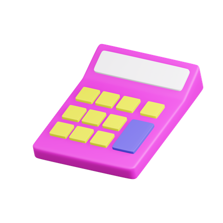 Calculadora  3D Illustration