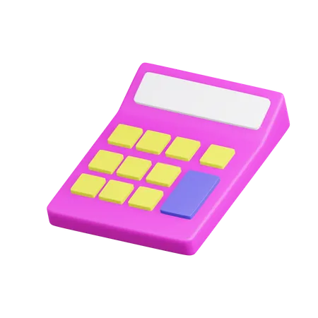 Calculadora  3D Illustration