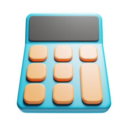 Calculadora  3D Illustration