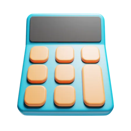 Calculadora  3D Illustration