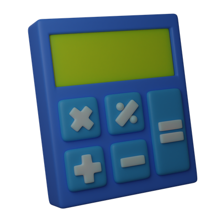 Calculadora  3D Illustration