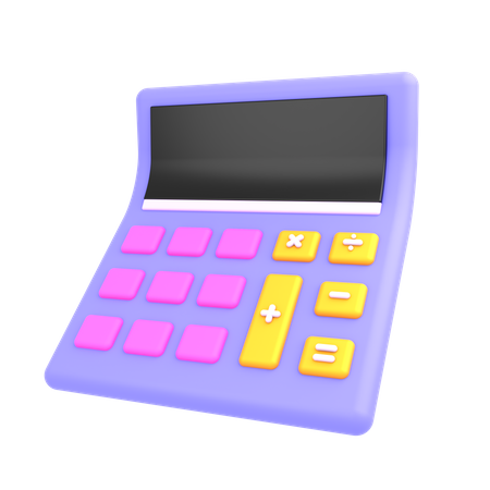 Calculadora  3D Illustration