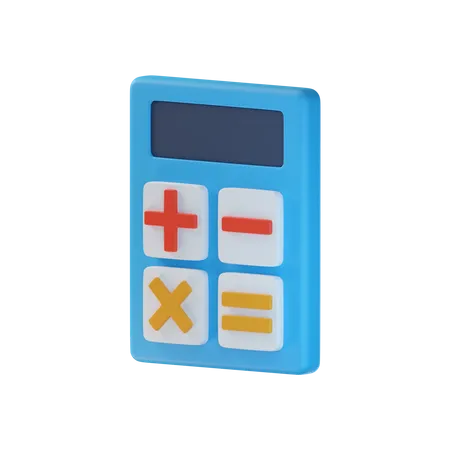 Calculadora  3D Illustration