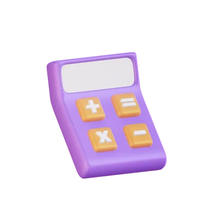 Calculadora  3D Illustration