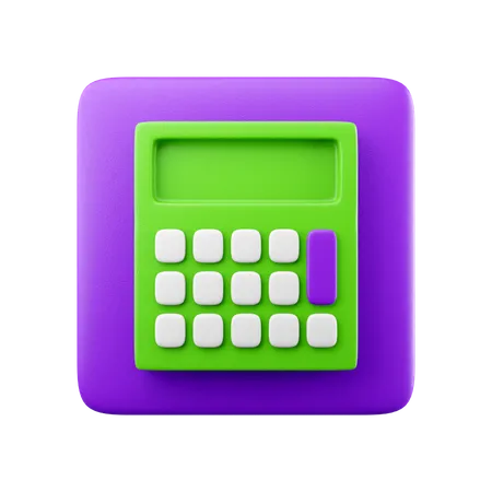 Calculadora  3D Icon