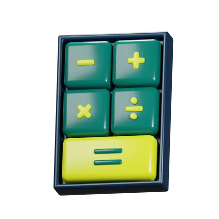 Calculadora  3D Icon