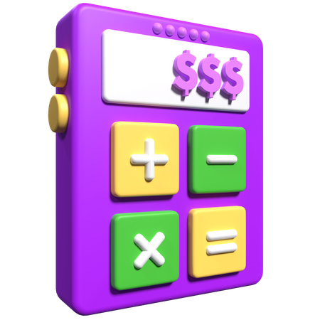 Calculadora  3D Icon