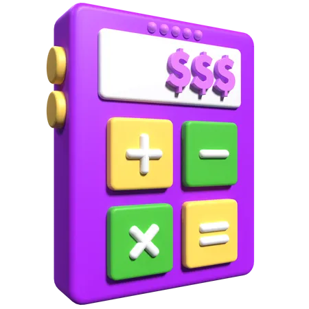 Calculadora  3D Icon