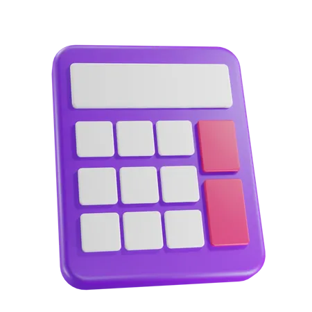 Calculadora  3D Icon