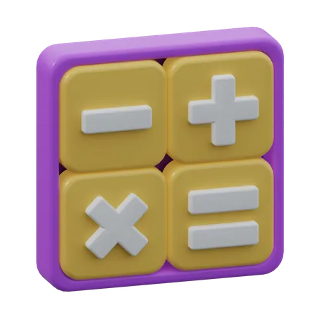 Calculadora  3D Icon