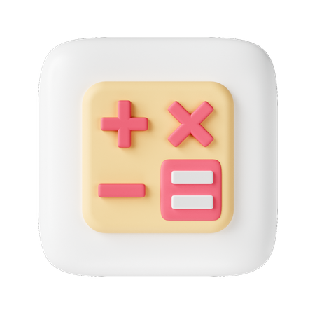 Calculadora  3D Icon