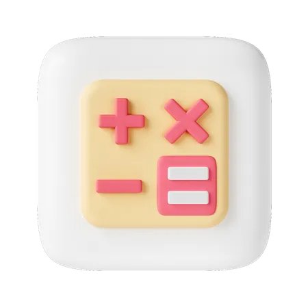 Calculadora  3D Icon