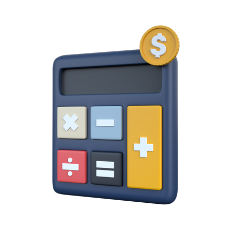 Calculadora  3D Icon