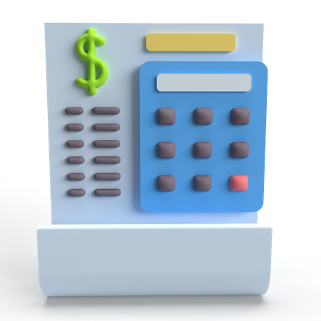 Calculadora  3D Icon