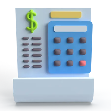 Calculadora  3D Icon