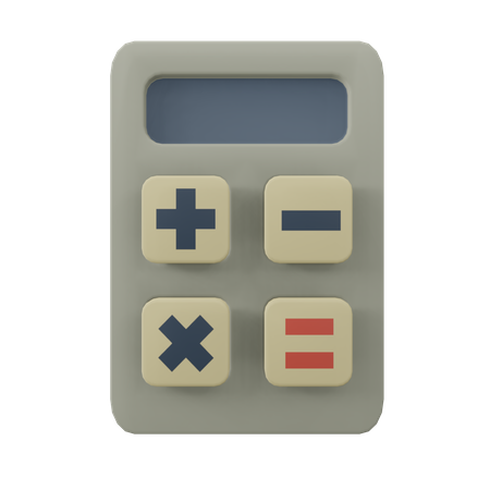 Calculadora  3D Icon