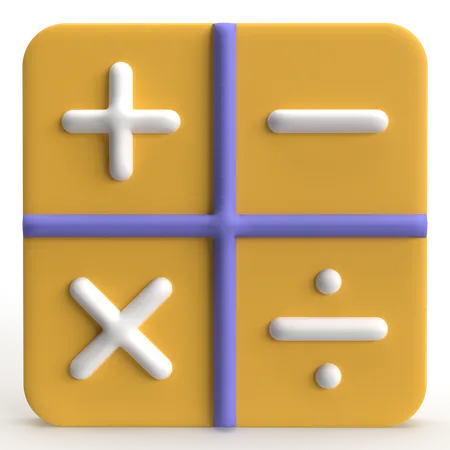 Calculadora  3D Icon